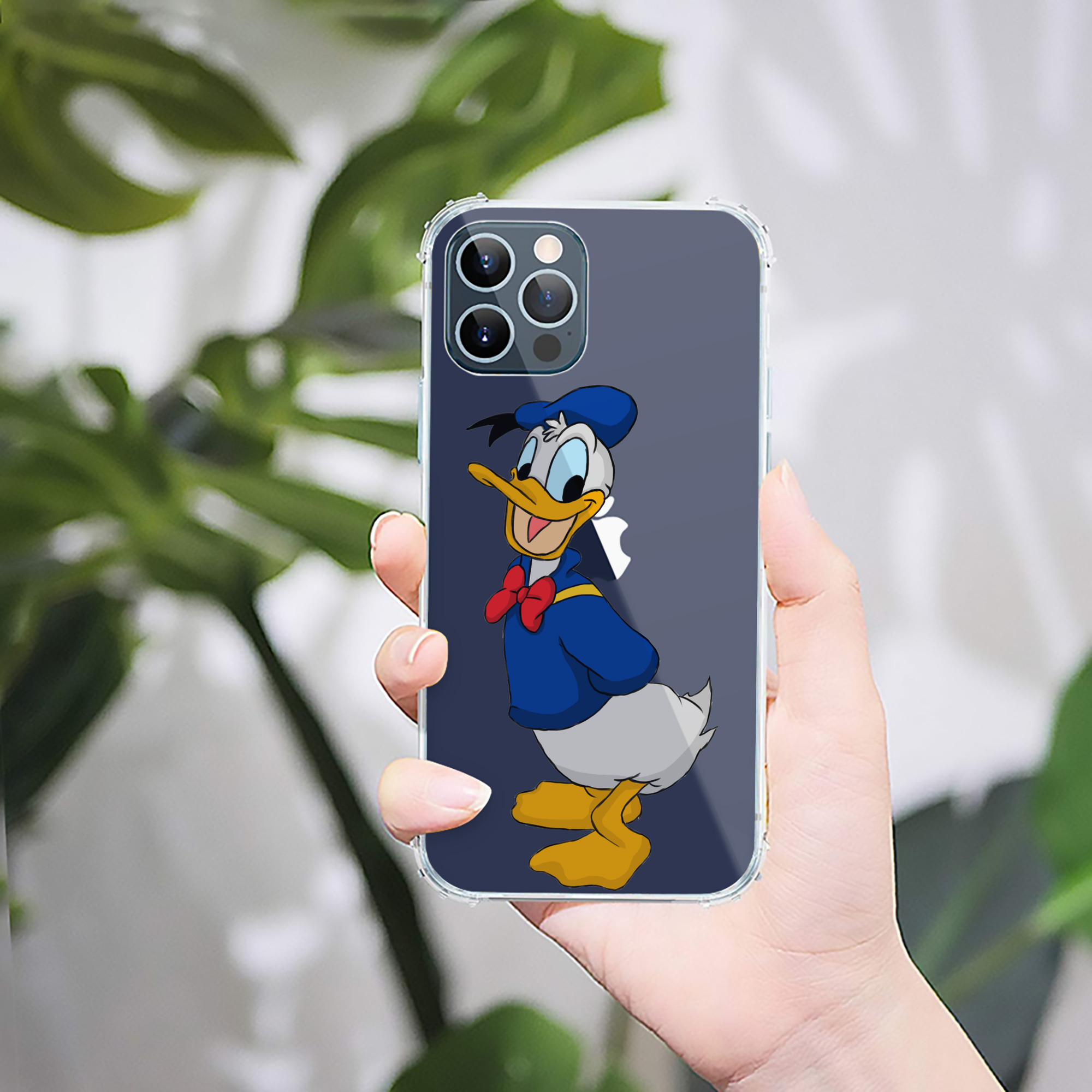 （画像用） ミッキーマウス Mickey Mouse 【iPhone 12シリーズ対応】透明スマホケース（クリアソフトケース）